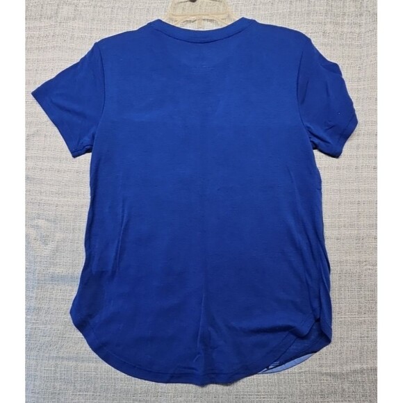 Disney Lilo & Stitch Blue Graphic T-Shirt Child Large Pre-Owned - Picture 5 of 5